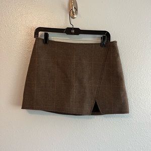 A.L.C. Rylee wool blend grey mini skirt size 2